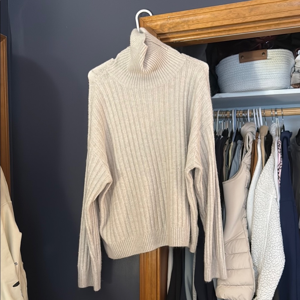 Cozy Cream Turtleneck Sweater